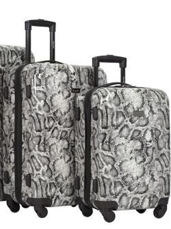 Snake Print Luggage