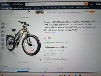 Cyrusher Xf900 Mountain EBIKE