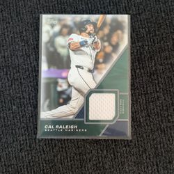 Cal Raleigh 2026 Topps Series 1 Major League Material Relic Card