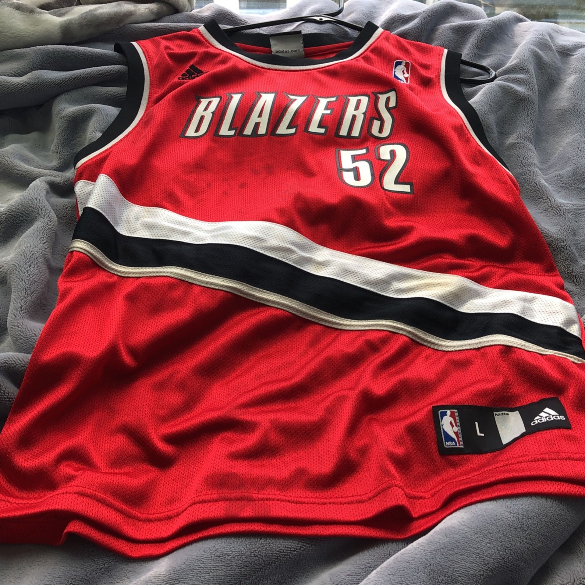 Size L Portland Trail Blazers Greg Oden Jersey