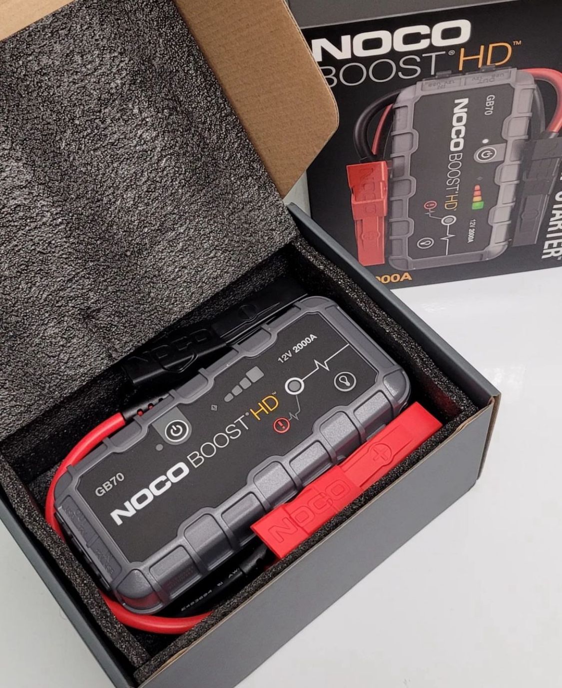 NOCO Boost HD GB70 2000A UltraSafe Car Battery Jump Starter