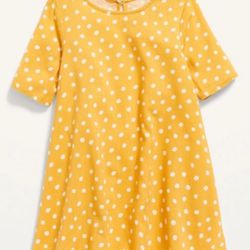 Old Navy | Elbow-Sleeve Swing Dress for Toddler Girls, Size 5T