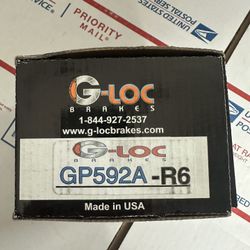 G-LOC R6 Brake Pads (D592) For Cobra R, Viper & CTS-V Brembo Calipers 