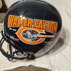 Walter Payton Commemorative Riddell Helmet