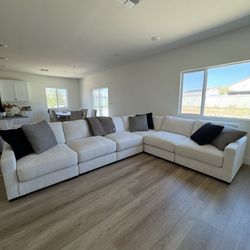 Ashley’s White Sectional Sofa Elissa Court
