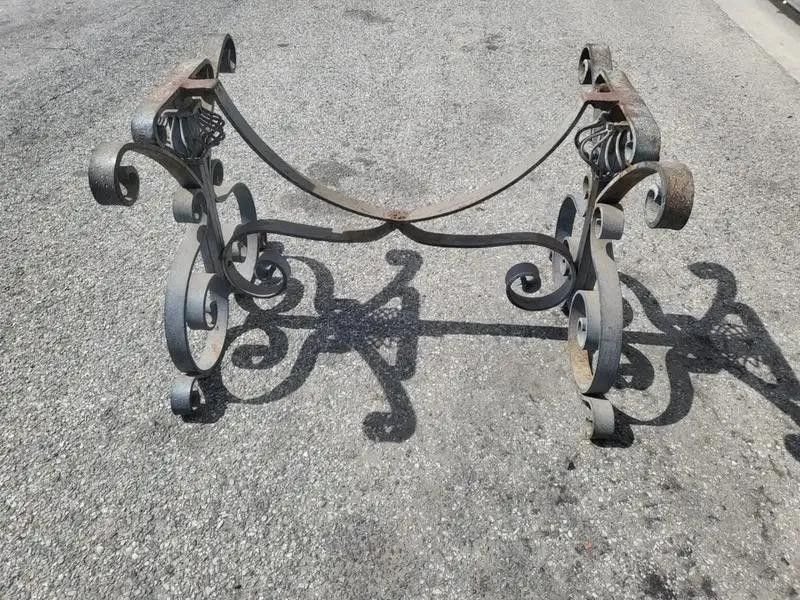 Steel Metal Iron Coffee Table Bench Bar Work Station Patio Man Woman Cave Tool