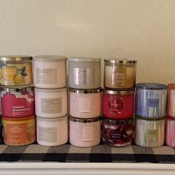 BATH AND BODYWORKS Candles
