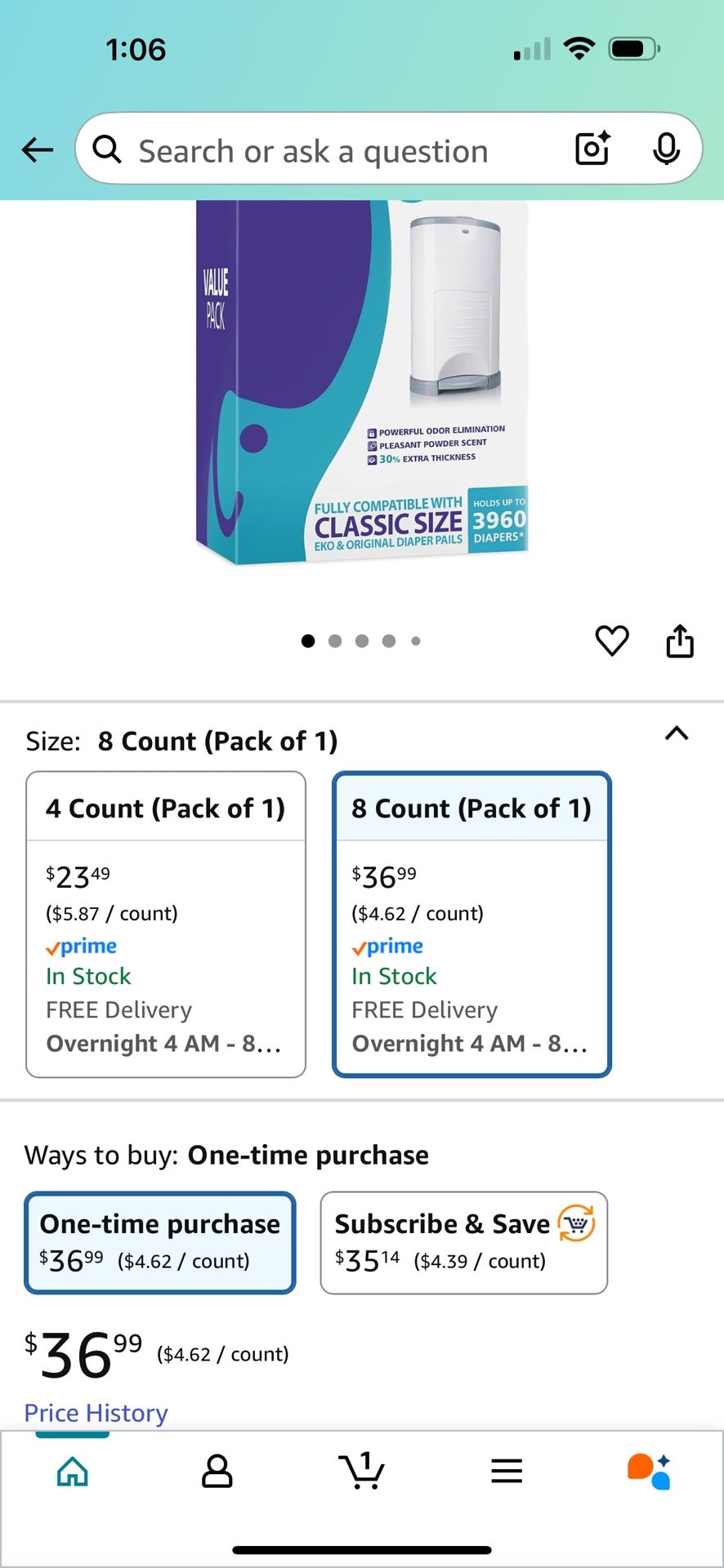 Dekor Diaper Refills