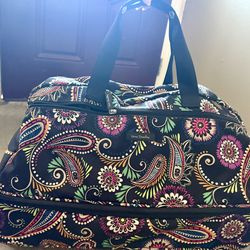 Vera Bradley Paisley Rolling Suitcase