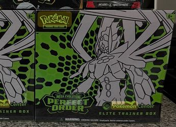 Perfect order etb Pokemon center