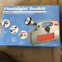 Roadside Flashlight Toolkit Excalibur Electronics Model #H681 - New in Box