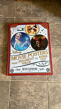 Disney movie posters from Steamboat Willie to inside out by Kevin Lupercio