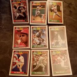All-star Topps 1992 Baseball Trading Cards Bundle 