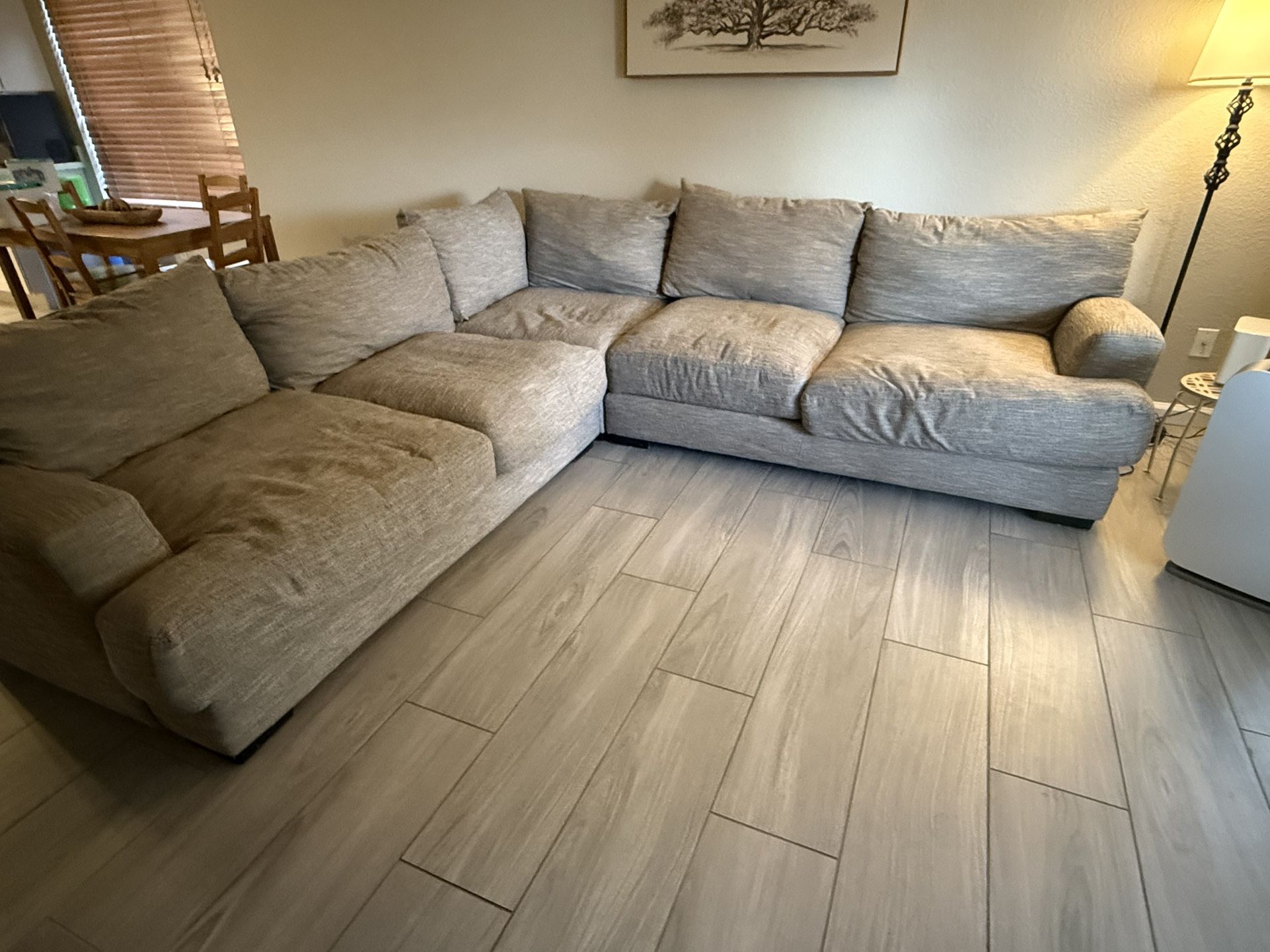 Gray Sectional 