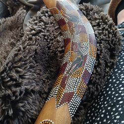 $12 Boomerang with Kangaroos