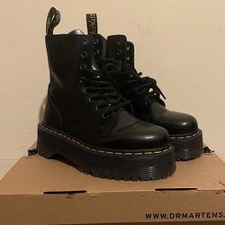 Jadon Polished Smooth Platform Doc Martens