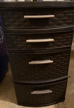 Sterilite 4 drawer organizer brown/espresso
