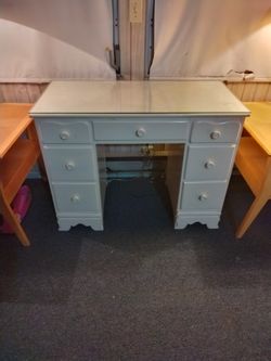 Antique White Desk 