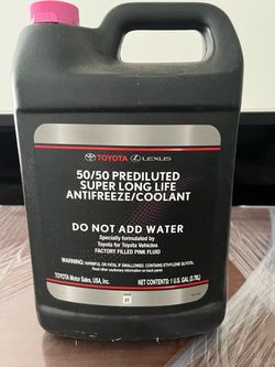 Toyota Coolant sealed