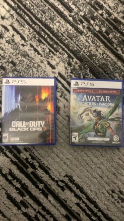 PS5 2-Game Action Pack - Call of Duty: Black Ops 7 & Avatar - CIB Pristine - $60