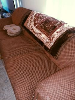 Flexsteel couch, red, almost like new