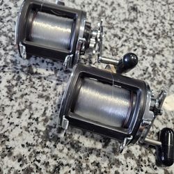 Two Diawa Sealine, 400H And 450H Fishing Reels For Inshore Offshore Boat Pier Deep Sea Fishing etc Etc