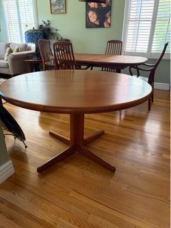 Danish teak dining table