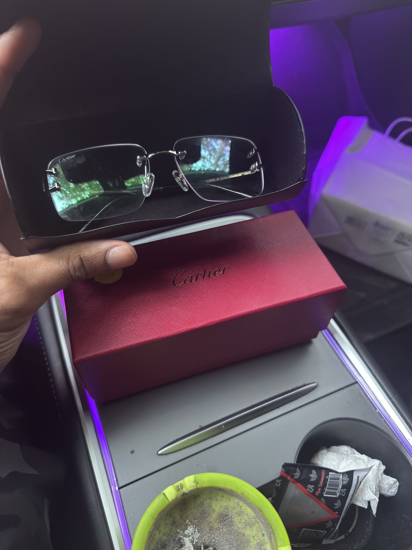 Cartier Rimless Clear