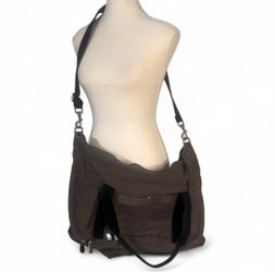 Lo & Sons gray Catalina Deluxe Small Weekender travel crossbody Bag