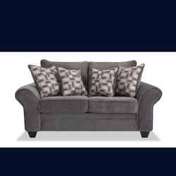 Trevor gray 72” Loveseat