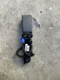 2003-2007 Honda Accord Front Left Driver Seat Belt Buckle Gray