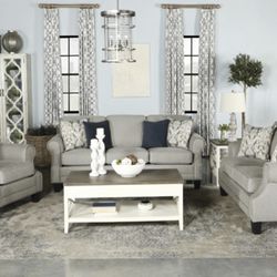 Brand New 2PC Grey Sofa and Loveseat Set