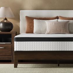 New 丨 10" Twin Hybrid Mattress in a Box, Medium Firm, Gel Foam + Springs