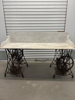Singer treadle sewing machine cast iron bases