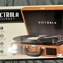 Victrola - Journey Bluetooth Suitcase Record Player with 3-speed Turntable