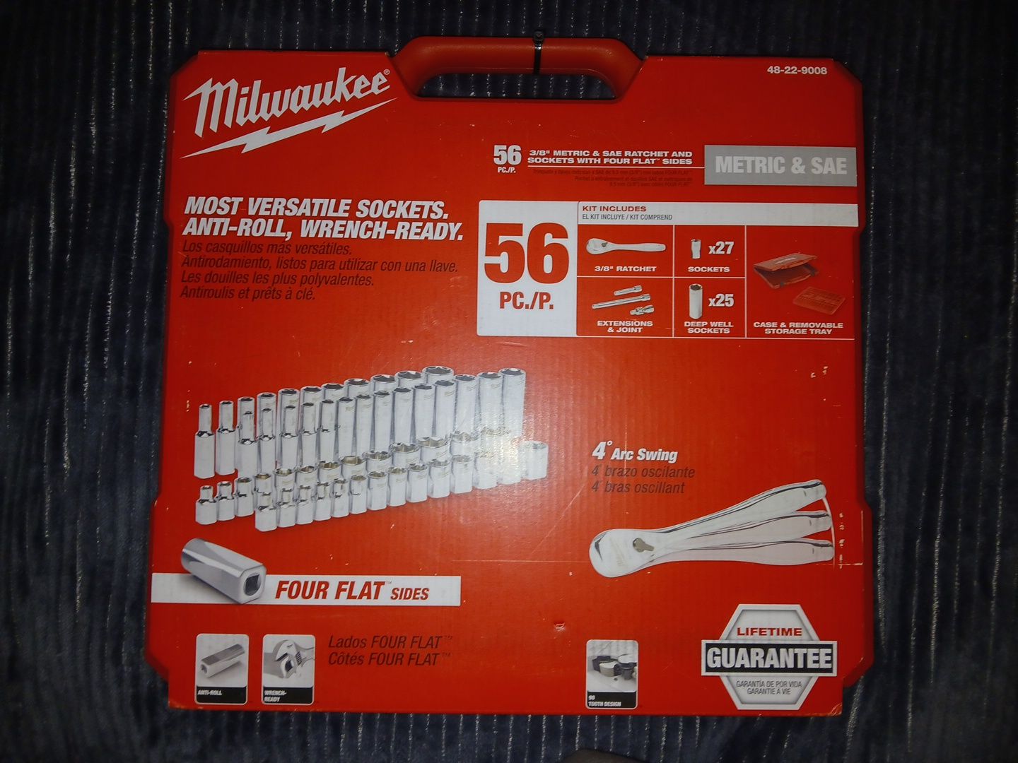 Milwaukee 56 PC 3/8