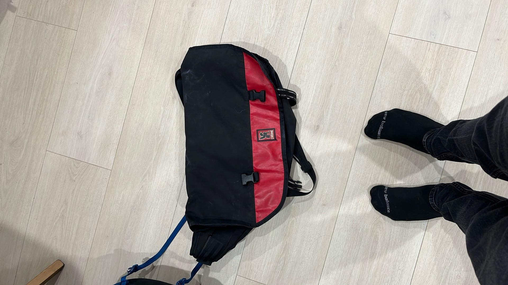 Chrome Messenger Bag For Biking