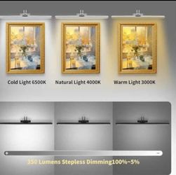 TIAUEU 26" Wireless Picture Lights, Rechargeable Battery Art Display Light (SR) MSRP: $72.98 - New - turns on