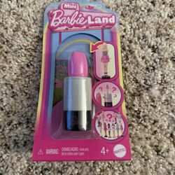 Barbie Mini BarbieLand Fashionistas Dolls, 1.5-inch Dolls in Lipstick Tube, Surprise Reveal