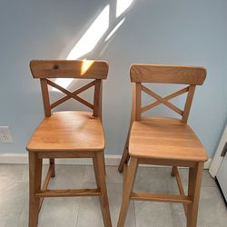 IKEA INGOLF, Junior chair, antique stain
