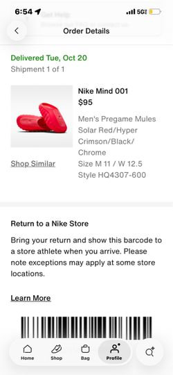 Nike Mind 001 "SOLAR RED"