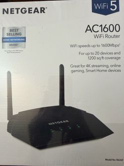 NetGear AC1600 Dual-Band WiFi 5 Router