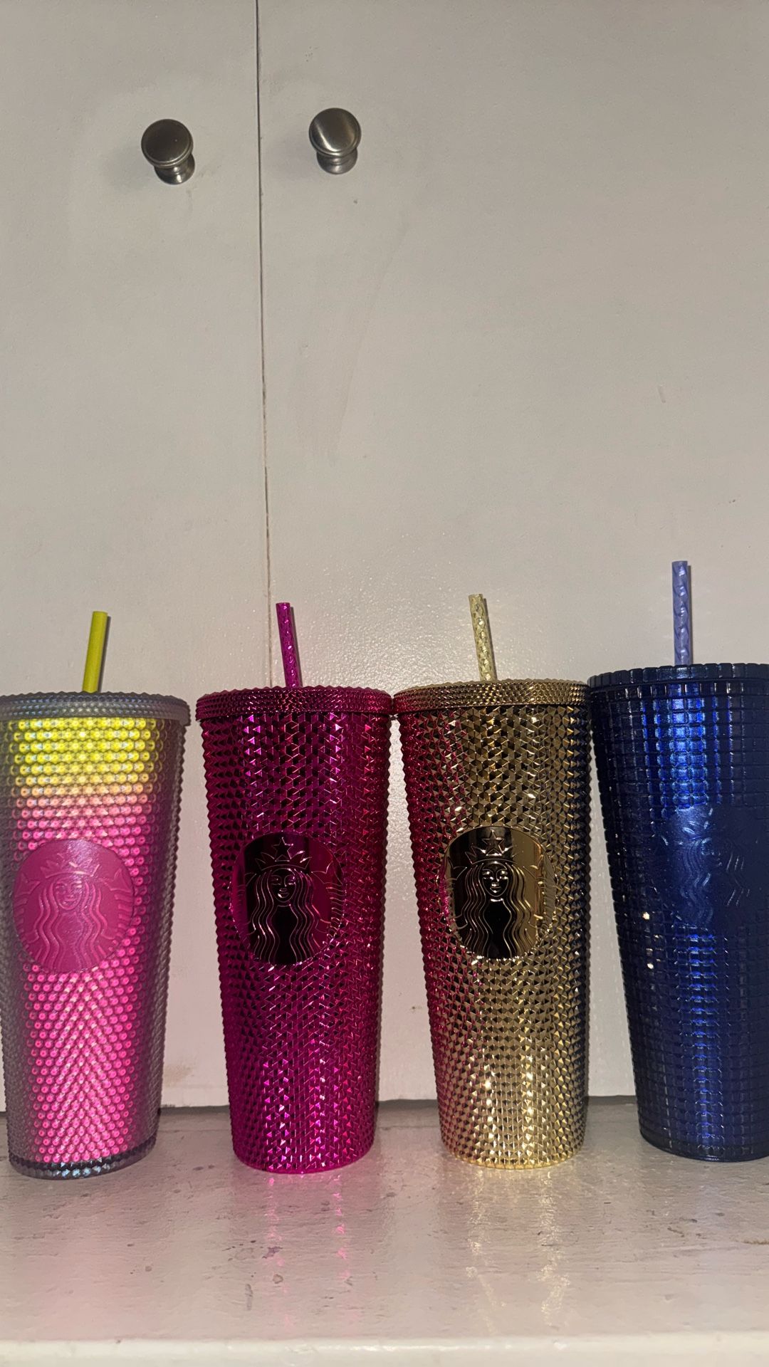 4 Starbucks Tumblers