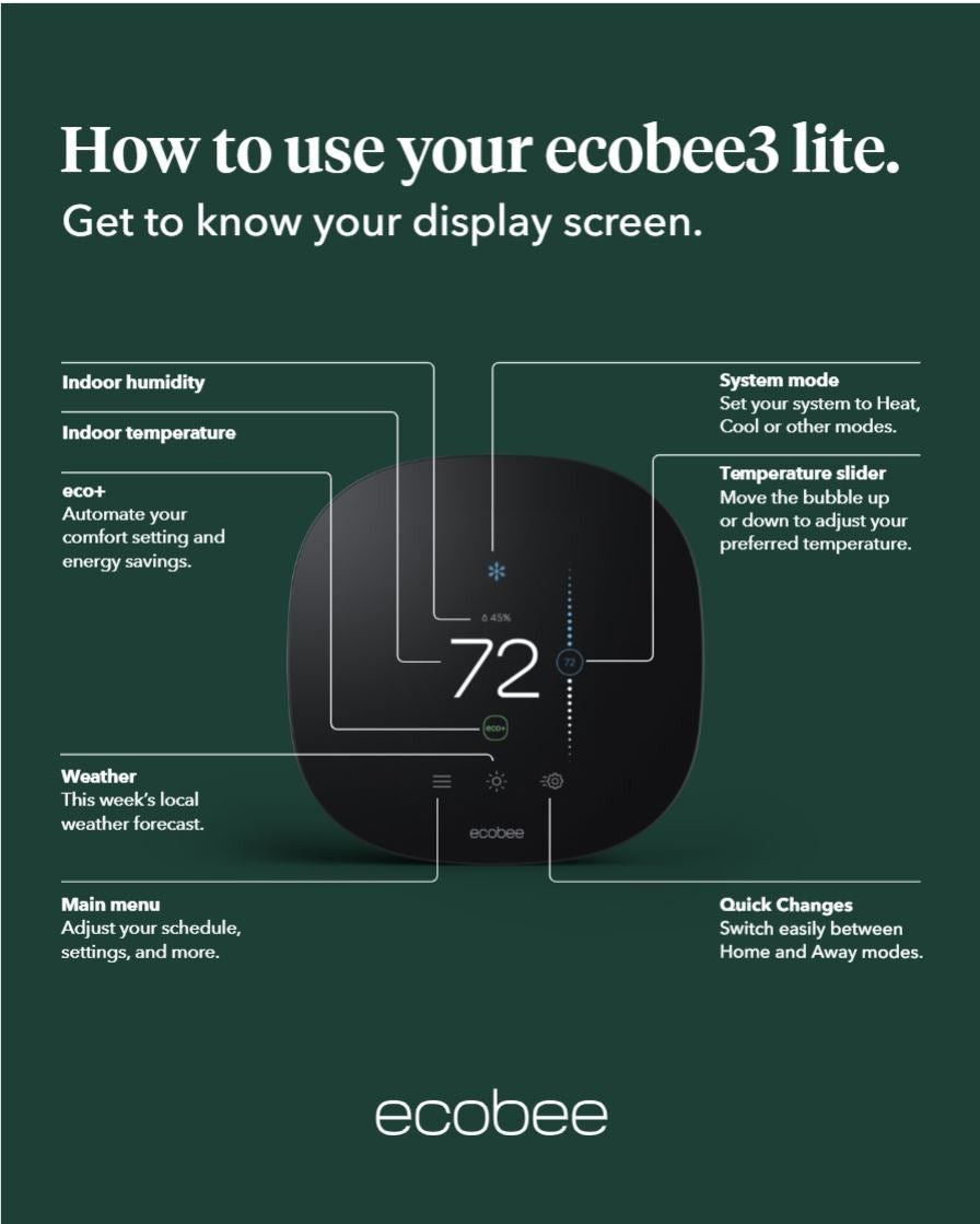 🔥 ecobee3 Lite Smart Thermostat
