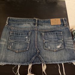Abercrombie Jean Skirt 
