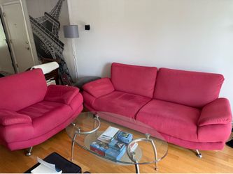 Sofa set with coffee table