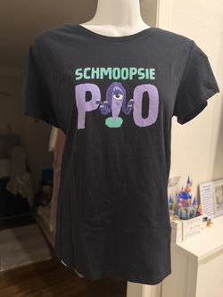 Disney Pixar Monsters Inc Schmoopsie Poo Black Graphic Tee M
