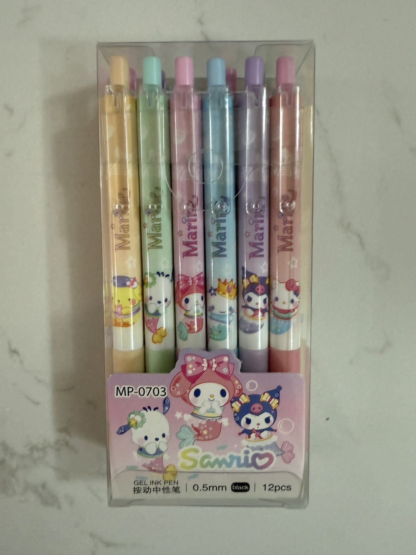 Sanrio - Marine Pen pack 6PC (licensed)