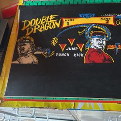 Double Dragon Taito Arcade Control Panel Overlay 