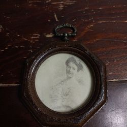 Vintage Small Photo Frame Antique Wall Picture Frame Wood(3"X3")